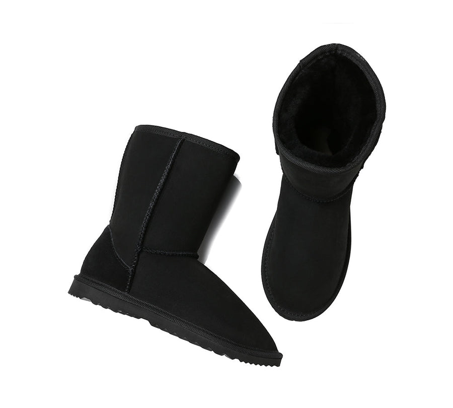Australian Made Unisex Short Classic UGG Boots Australian Shepherd Water Resistant-Boots-PEROZ Accessories