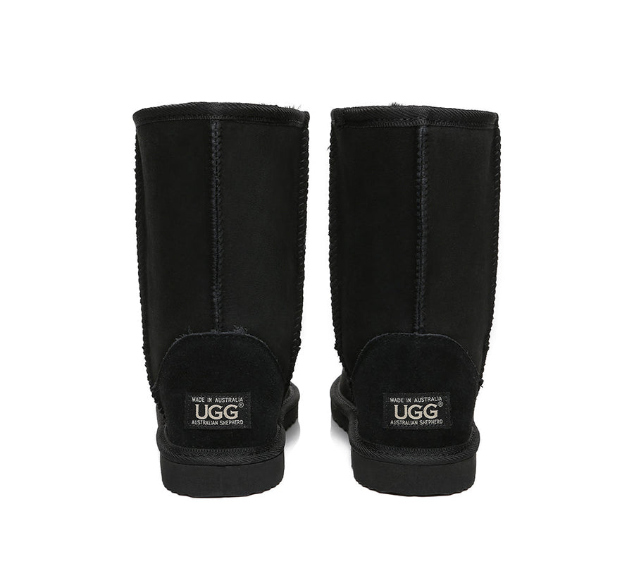 Australian Made Unisex Short Classic UGG Boots Australian Shepherd Water Resistant-Boots-PEROZ Accessories
