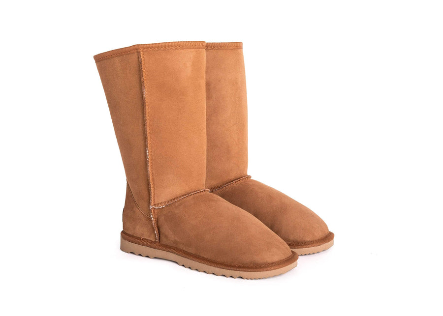 Australian Made Unisex Tall Classic Ugg Boots Australian Shepherd Water Resistant-Boots-PEROZ Accessories