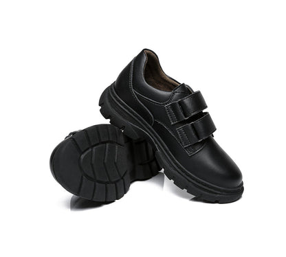 Australian Shepherd Ava Kids Leather School Shoes-School Shoes-PEROZ Accessories