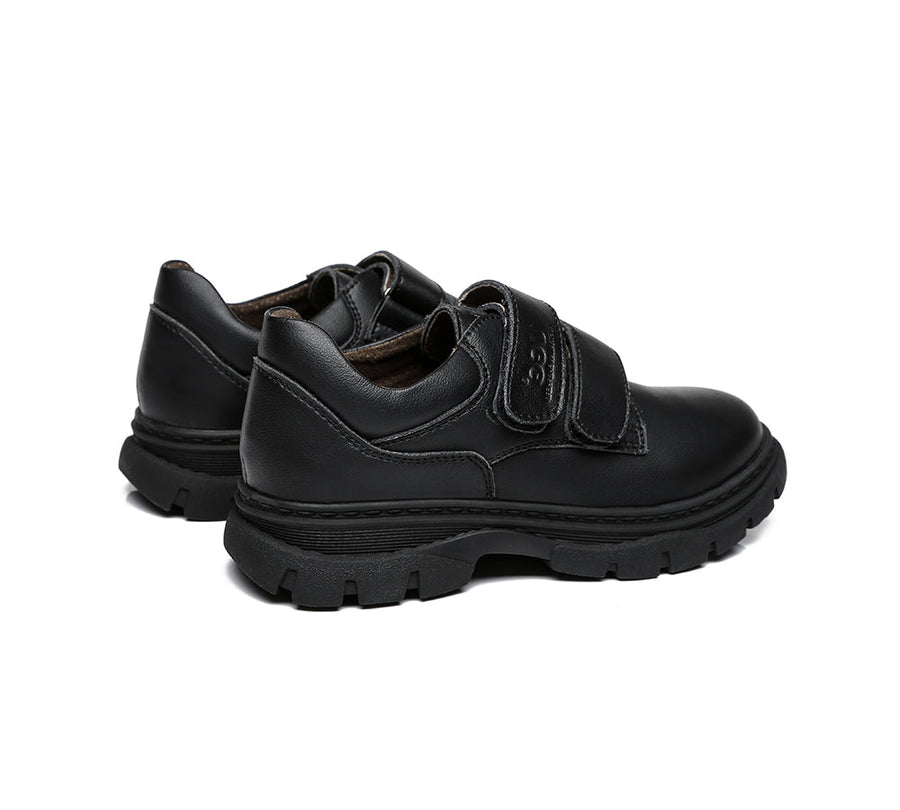 Australian Shepherd Ava Kids Leather School Shoes-School Shoes-PEROZ Accessories
