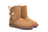 Australian Shepherd Sheepskin UGG Boots Short Button Water Resistant-Boots-PEROZ Accessories
