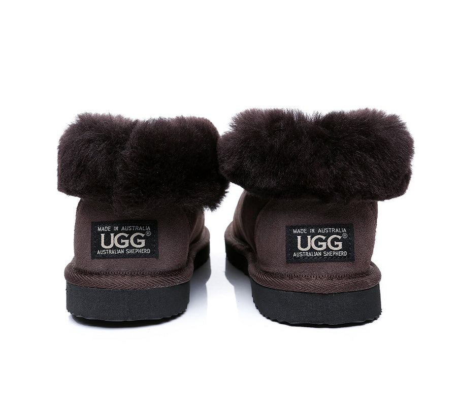 Australian Made Sheepskin Slippers Unisex UGG Slippers Australian Shepherd Water Resistant-Slippers-PEROZ Accessories