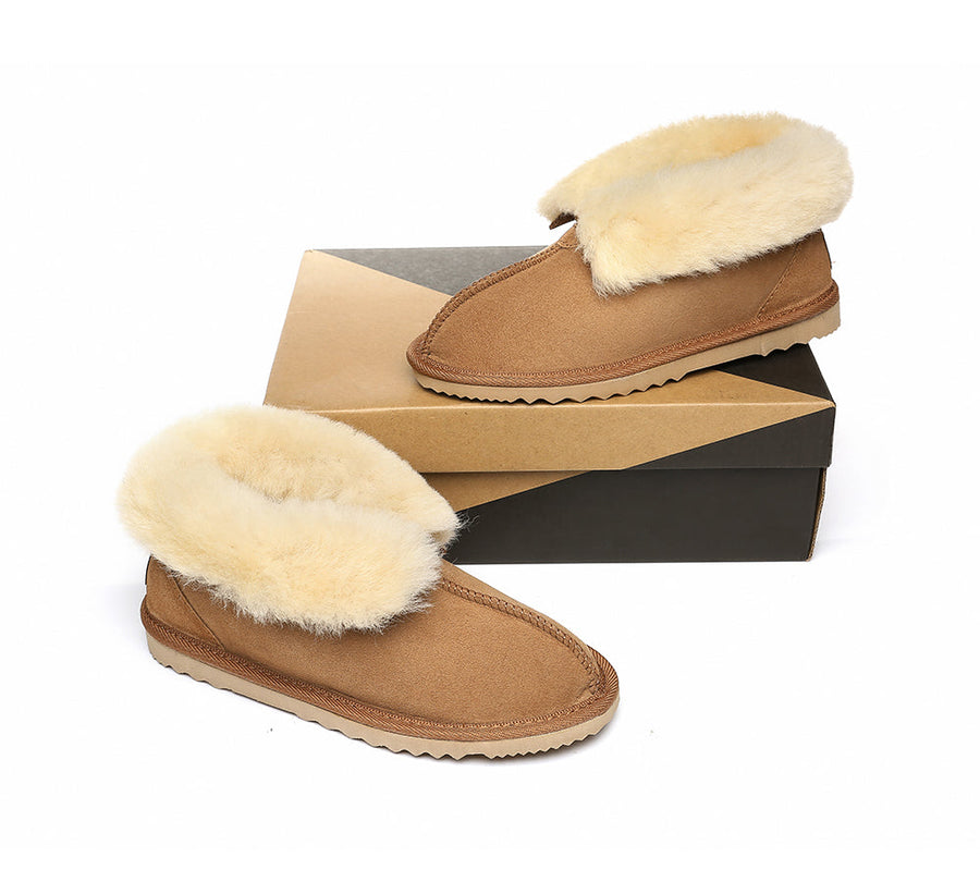 Australian Made Sheepskin Slippers Unisex UGG Slippers Australian Shepherd Water Resistant-Slippers-PEROZ Accessories