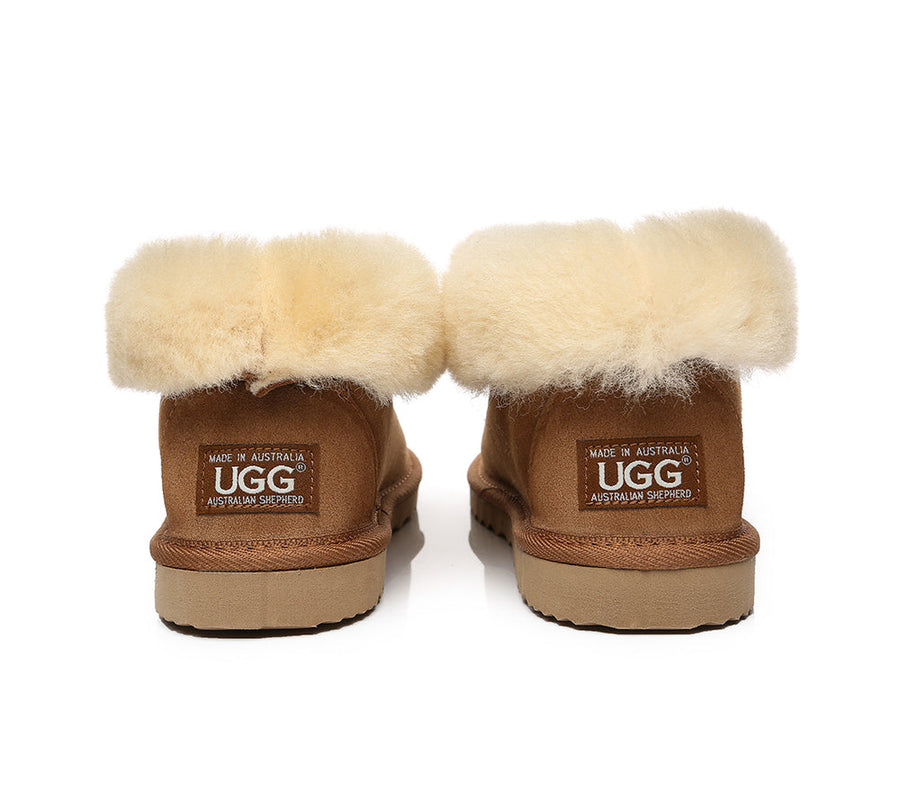 Australian Made Sheepskin Slippers Unisex UGG Slippers Australian Shepherd Water Resistant-Slippers-PEROZ Accessories