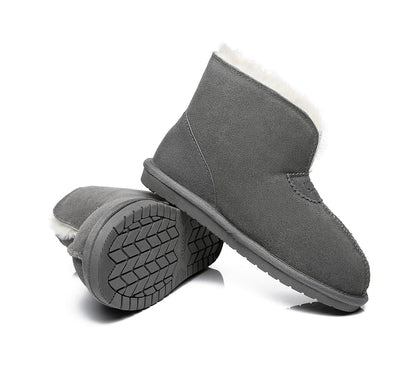 Australian Shepherd UGG Unisex Ankle Wool Parker Slipper Boots-Slippers-PEROZ Accessories