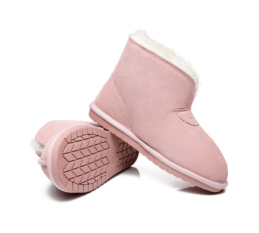 Australian Shepherd UGG Unisex Ankle Wool Parker Slipper Boots-Slippers-PEROZ Accessories