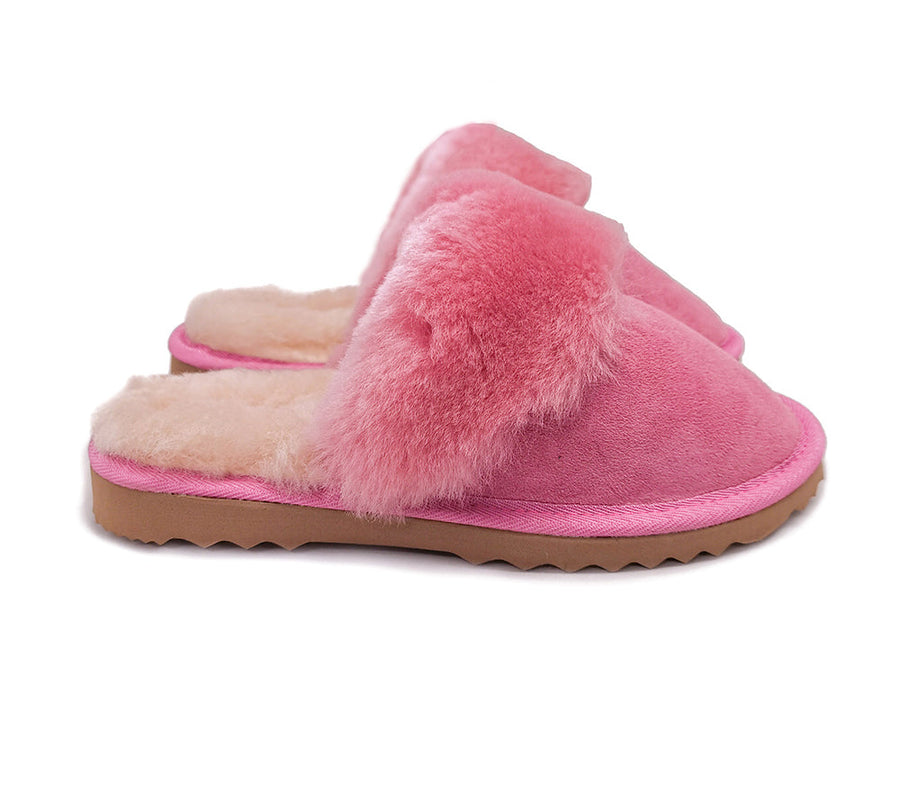 Australian Shepherd Ladies Scuff Australian Made UGG Slippers-Slippers-PEROZ Accessories