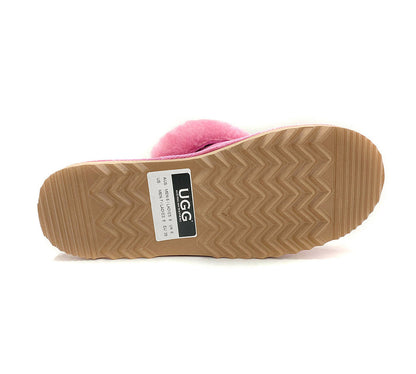 Australian Shepherd Ladies Scuff Australian Made UGG Slippers-Slippers-PEROZ Accessories