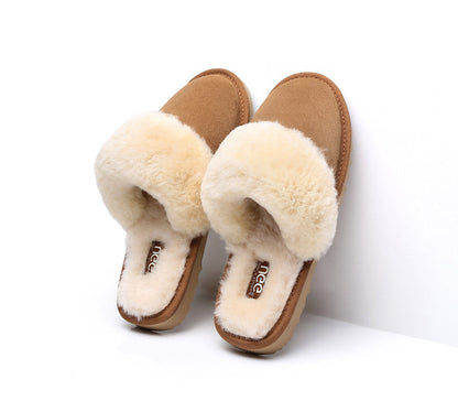 Australian Shepherd Ladies Scuff Australian Made UGG Slippers-Slippers-PEROZ Accessories