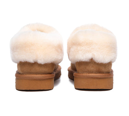 TARRAMARRA Premium Sheepskin Wool Ankle Slipper Unisex Hana-Slippers-PEROZ Accessories