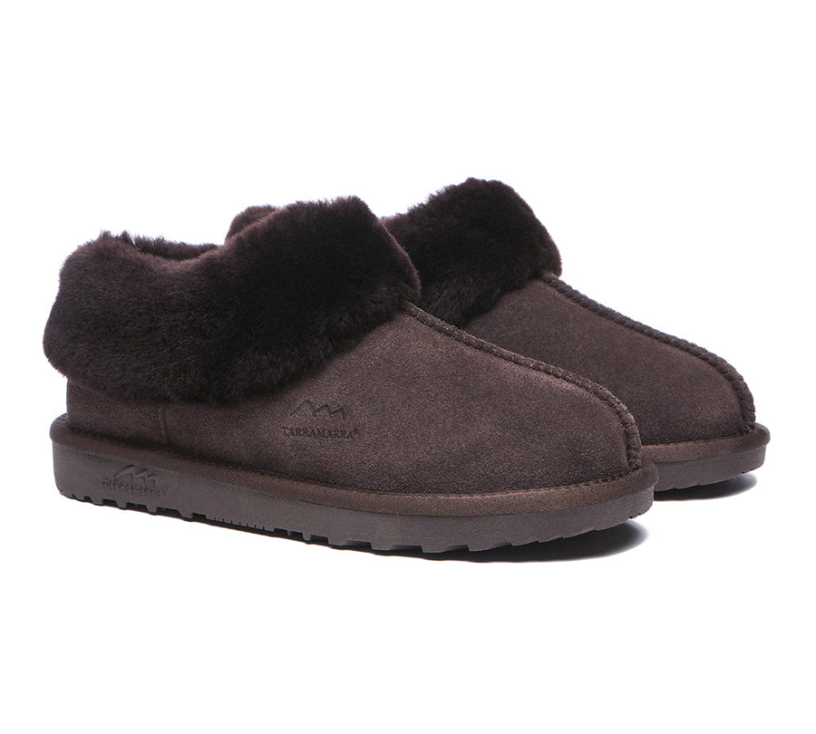 TARRAMARRA Premium Sheepskin Wool Ankle Slipper Unisex Hana-Slippers-PEROZ Accessories