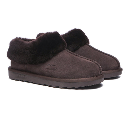 TARRAMARRA Premium Sheepskin Wool Ankle Slipper Unisex Hana-Slippers-PEROZ Accessories