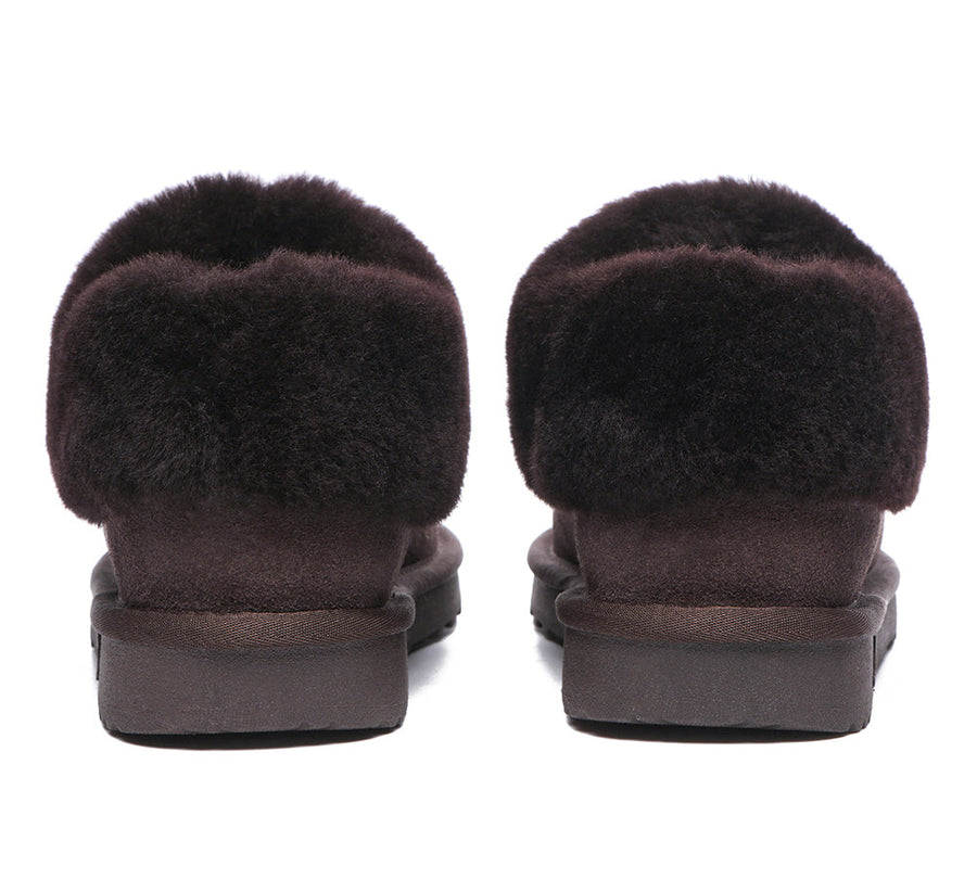 TARRAMARRA Premium Sheepskin Wool Ankle Slipper Unisex Hana-Slippers-PEROZ Accessories