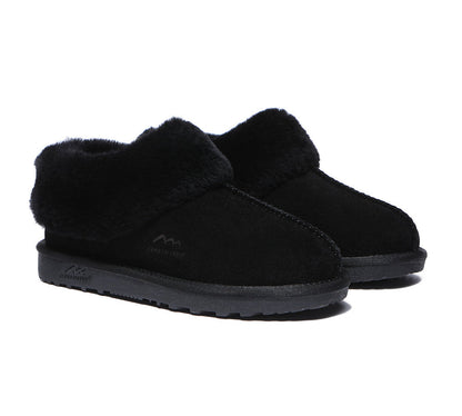 TARRAMARRA Premium Sheepskin Wool Ankle Slipper Unisex Hana-Slippers-PEROZ Accessories