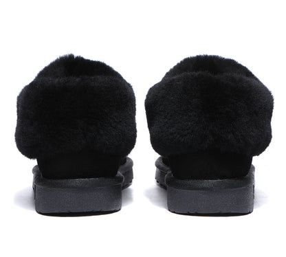 TARRAMARRA Premium Sheepskin Wool Ankle Slipper Unisex Hana-Slippers-PEROZ Accessories