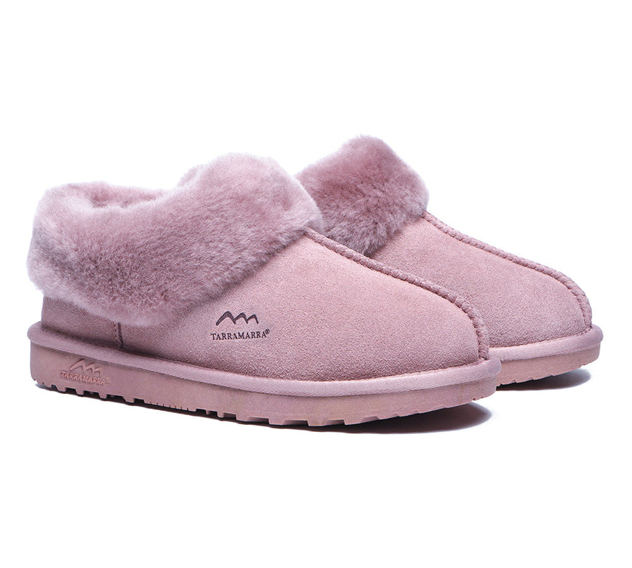 TARRAMARRA Premium Sheepskin Wool Ankle Slipper Unisex Hana-Slippers-PEROZ Accessories