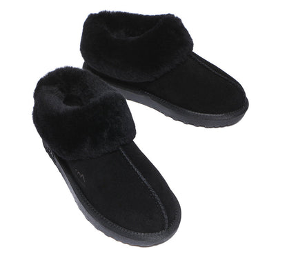 TARRAMARRA Premium Sheepskin Wool Ankle Slipper Unisex Hana-Slippers-PEROZ Accessories