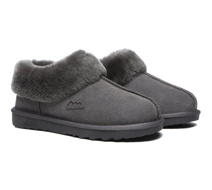 TARRAMARRA Premium Sheepskin Wool Ankle Slipper Unisex Hana-Slippers-PEROZ Accessories