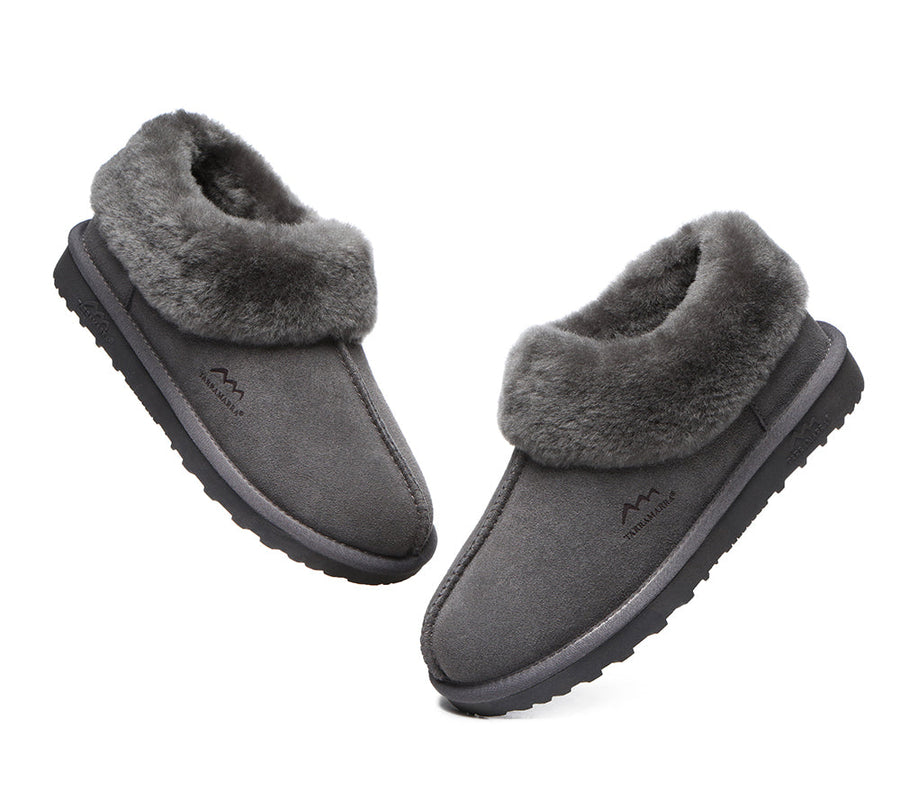 TARRAMARRA Premium Sheepskin Wool Ankle Slipper Unisex Hana-Slippers-PEROZ Accessories