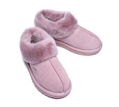 TARRAMARRA Premium Sheepskin Wool Ankle Slipper Unisex Hana-Slippers-PEROZ Accessories