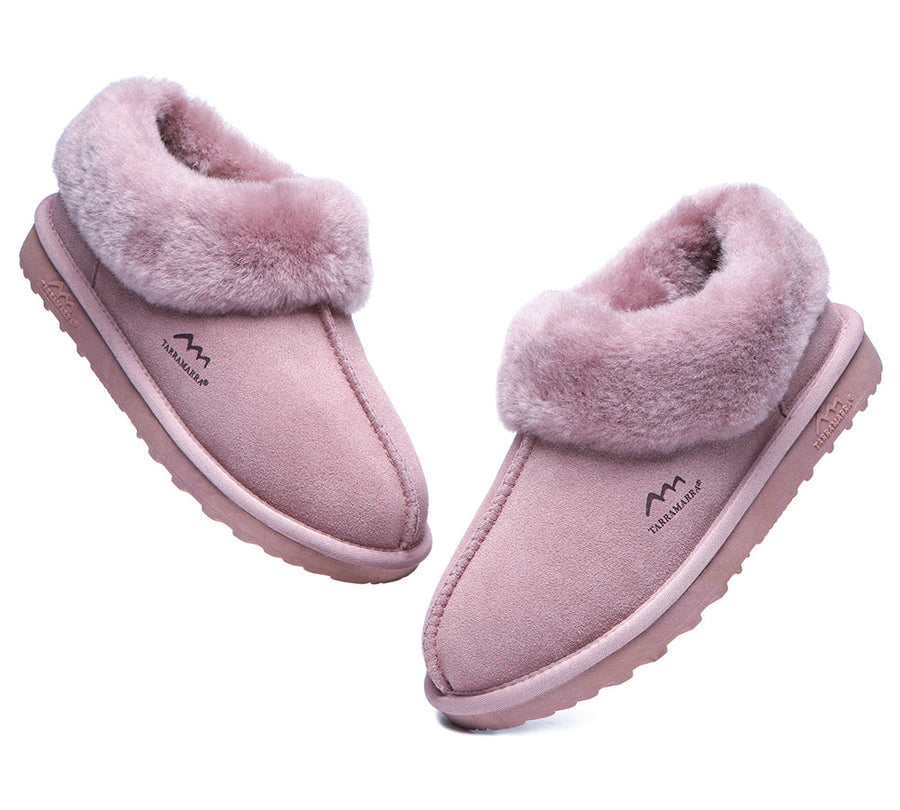 TARRAMARRA Premium Sheepskin Wool Ankle Slipper Unisex Hana-Slippers-PEROZ Accessories