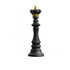 Anyhouz Home Figurine Chess Piece Black King Medium Resin for Living Room Desktop Decoration Accessories Gifts-Sculptures & Statues-PEROZ Accessories
