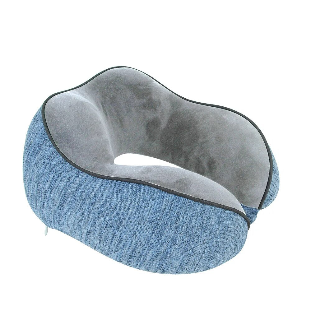 Anypack Neck Pillow Blue Cervical Spine U-Shaped Comfortable Sleep Headrest-Neck Pillow-PEROZ Accessories