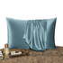 Anyhouz Pillowcase 50x90cm Blue Gray Set with Eye Mask Natural Mulberry Silk for Comfortable and Relaxing Home Bed-Pillowcases-PEROZ Accessories