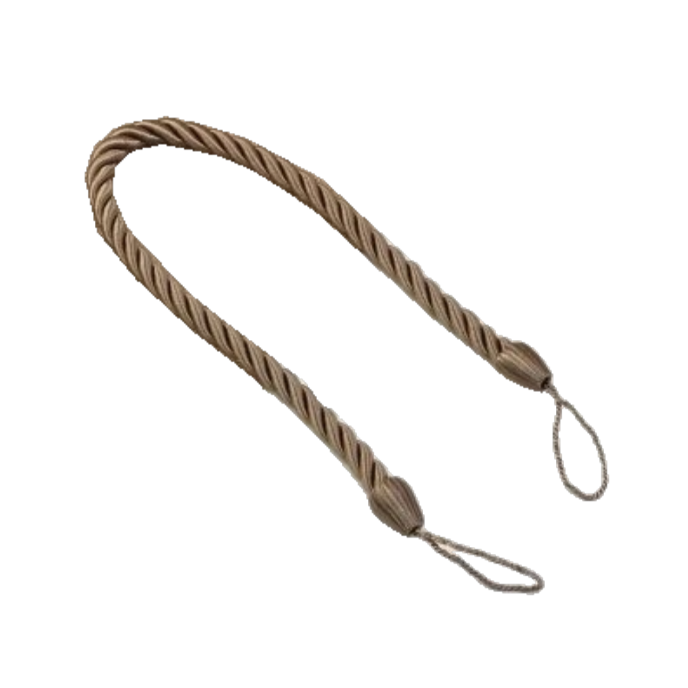 Anyhouz Curtain Tie Brown Simple Curtain Tieback Handmade Rope Buckle Home Decor Curtains-Curtain Tie-PEROZ Accessories