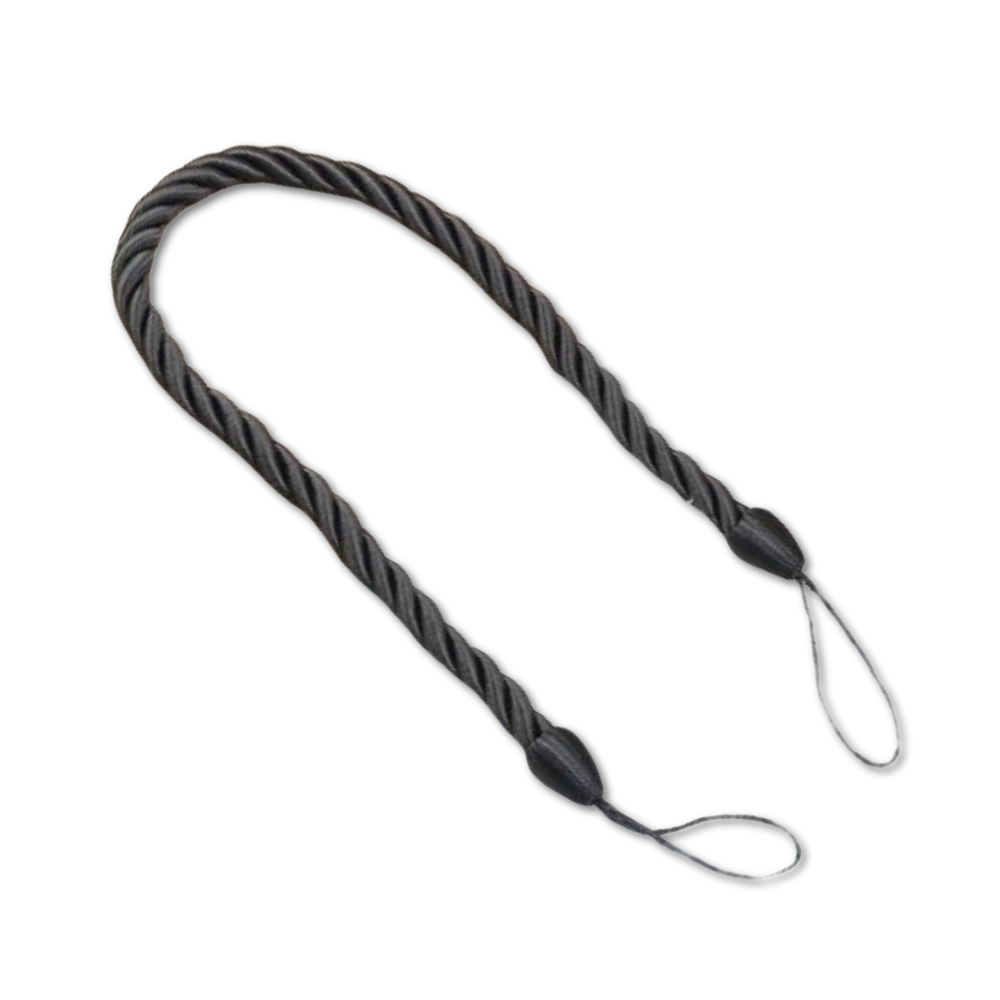 Anyhouz Curtain Tie Charcoal Simple Curtain Tieback Handmade Rope Buckle Home Decor Curtains-Curtain Tie-PEROZ Accessories