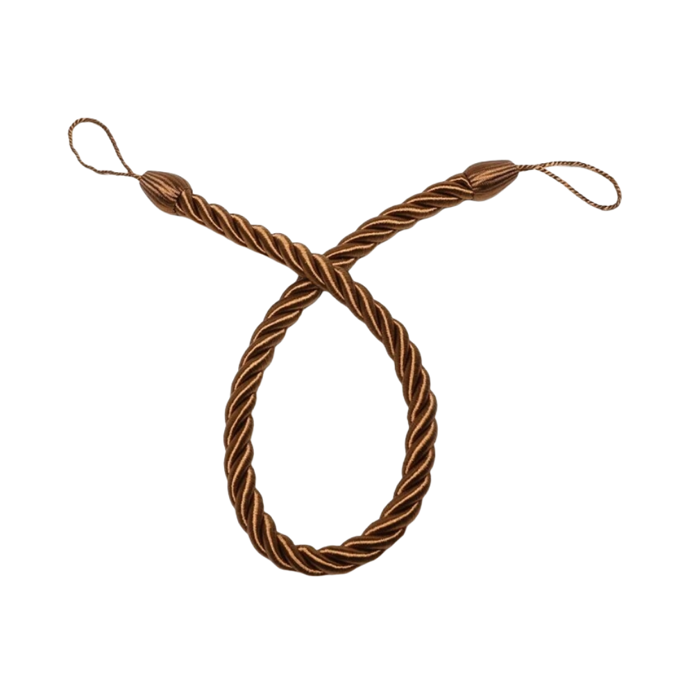 Anyhouz Curtain Tie Coffee Simple Curtain Tieback Handmade Rope Buckle Home Decor Curtains-Curtain Tie-PEROZ Accessories