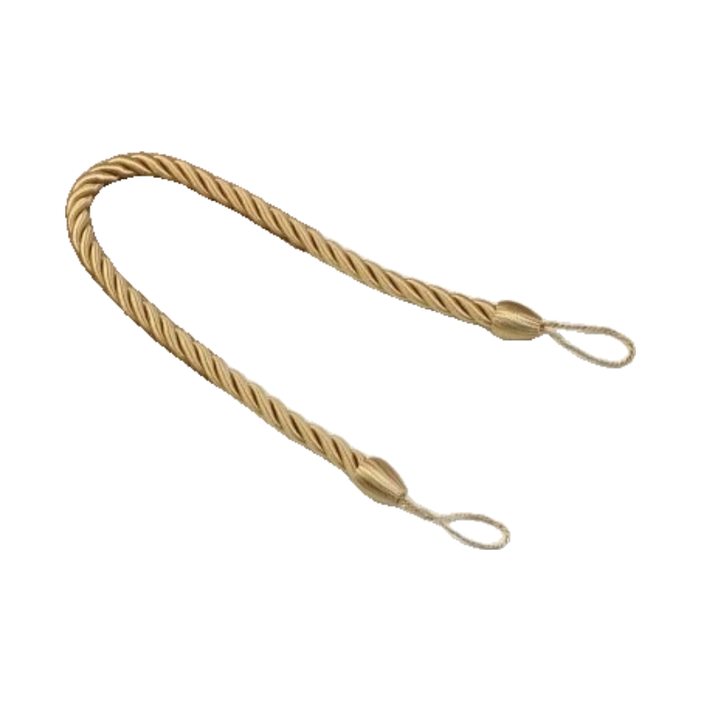 Anyhouz Curtain Tie Gold Simple Curtain Tieback Handmade Rope Buckle Home Decor Curtains-Curtain Tie-PEROZ Accessories