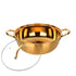 Anygleam Stock Pot Gold Stainless Steel Home Restaurant Cooking Tool Single-Layer Compatible Soup Kitchen Utensils-Pots-PEROZ Accessories