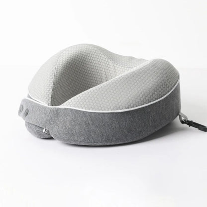 Anypack Neck Pillow Grey Memory Cotton U-shaped Comfortable Sleep Headrest-Neck Pillow-PEROZ Accessories