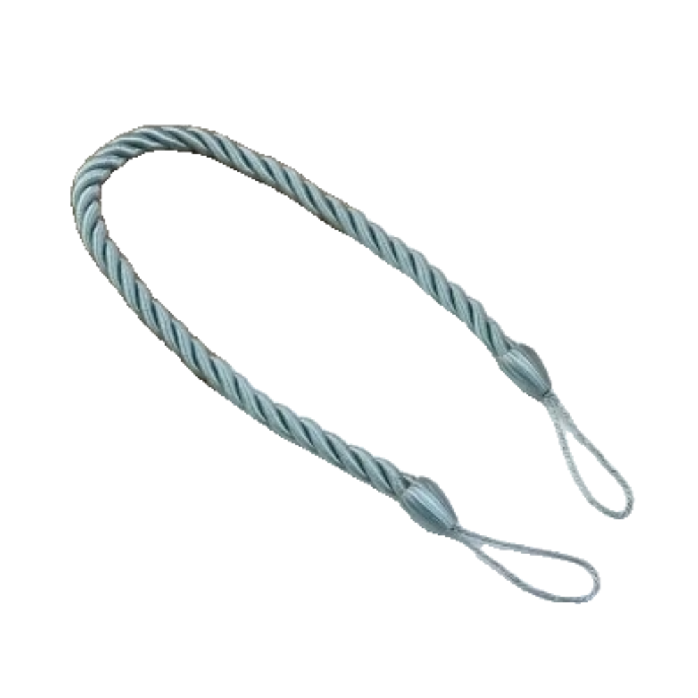 Anyhouz Curtain Tie Light Blue Simple Curtain Tieback Handmade Rope Buckle Home Decor Curtains-Curtain Tie-PEROZ Accessories