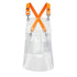 Anyhouz Kitchen Apron Orange Ribbon Waterproof TPU Men Women Work Clothes For Barber Haircut Antifouling Oilproof Painting-Aprons-PEROZ Accessories