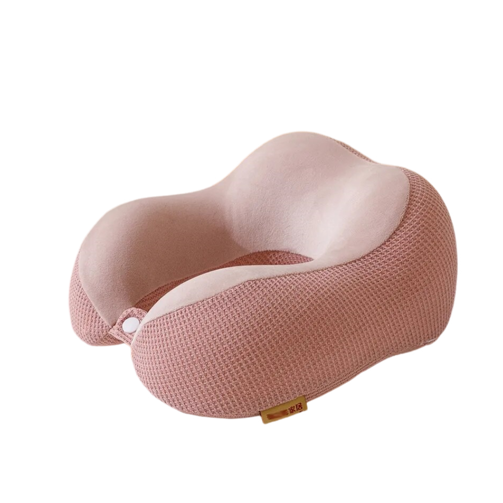 Anypack Neck Pillow Pink Memory Foam Slow Rebound Comfortable Sleep Headrest-Neck Pillow-PEROZ Accessories