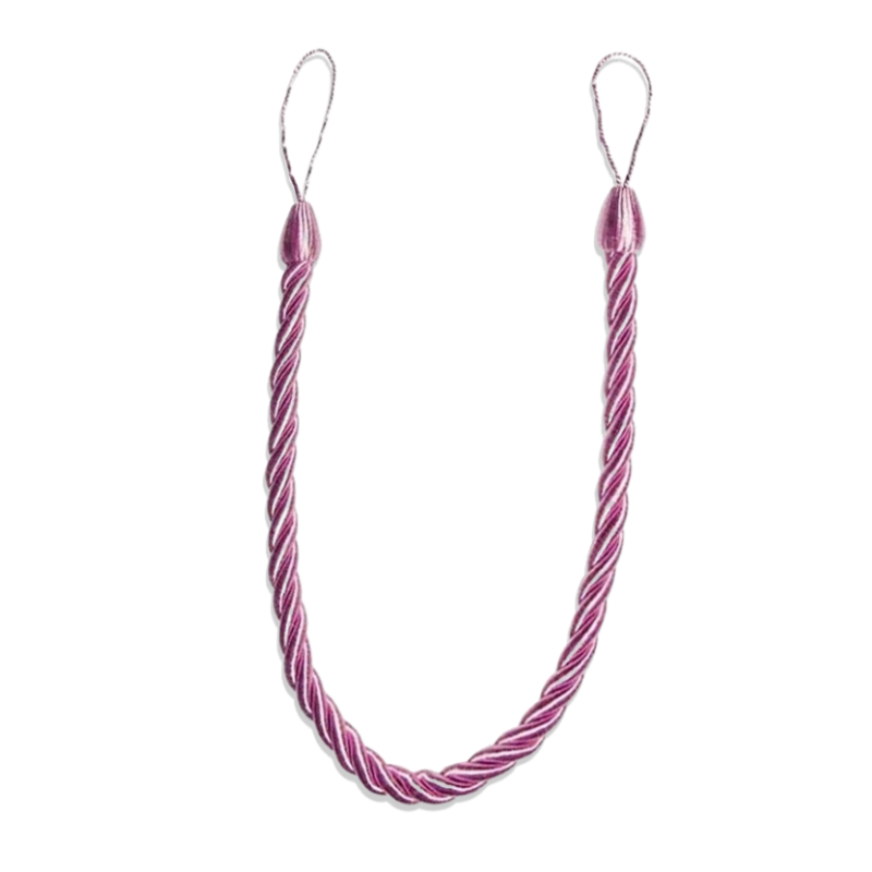 Anyhouz Curtain Tie Pink Simple Curtain Tieback Handmade Rope Buckle Home Decor Curtains-Curtain Tie-PEROZ Accessories