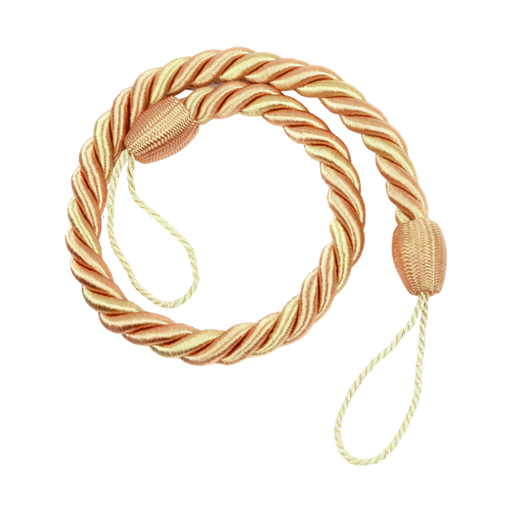 Anyhouz Curtain Tie Light Gold Simple Curtain Tieback Handmade Rope Buckle Home Decor Curtains-Curtain Tie-PEROZ Accessories