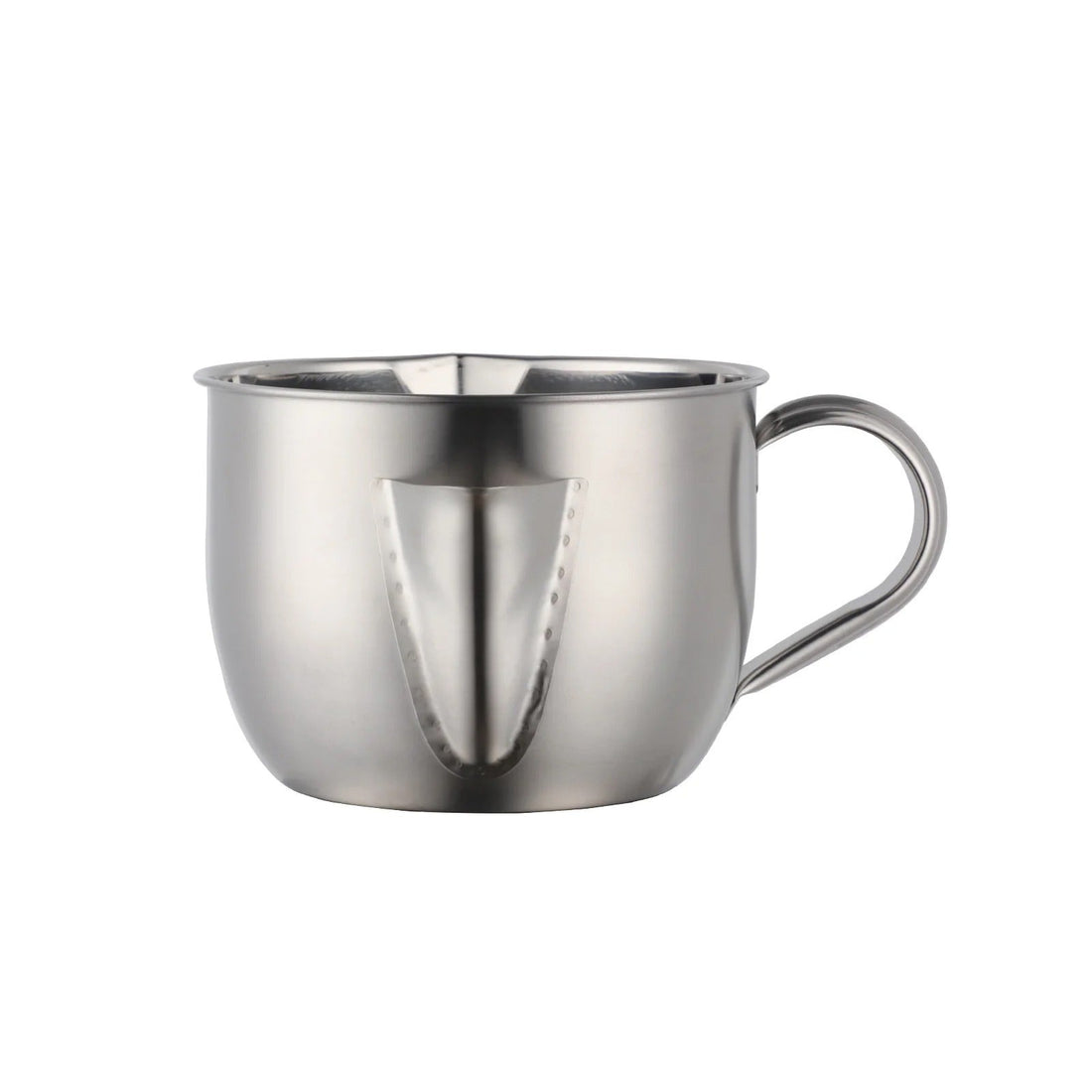 Anygleam Cookware Pot 1000ML Silver Cooking Soup Oil Flter Stainless Steel Gravy Oil Water Fat Golden Separator Bowl Kitchen Tools-Pots-PEROZ Accessories