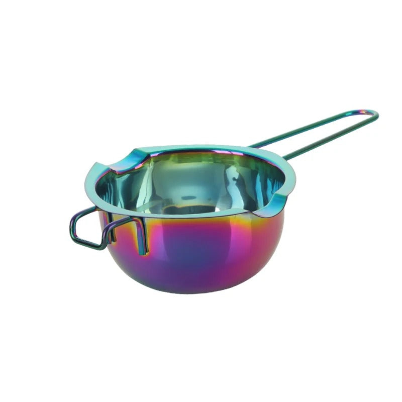 Anygleam Melting Pot 1Pc Rainbow no.0 Chocolate Melt Cookware Kitchen Heating Container Milk Bowl Baking Tool Kitchenware-Pots-PEROZ Accessories
