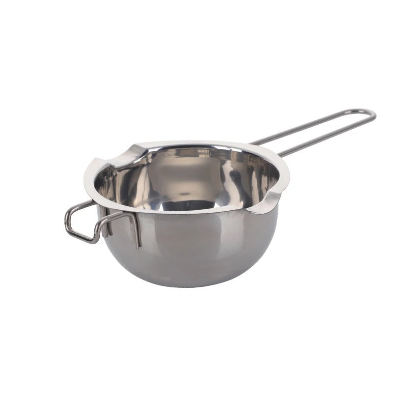 Anygleam Melting Pot 1Pc Silver Chocolate Melt Cookware Kitchen Heating Container Milk Bowl Baking Tool Kitchenware-Pots-PEROZ Accessories