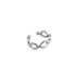 Anyco Stud Earrings Minimalist Chain Hoop Earrings For Women Trendy Jewelry Sterling Silver-Earrings-PEROZ Accessories
