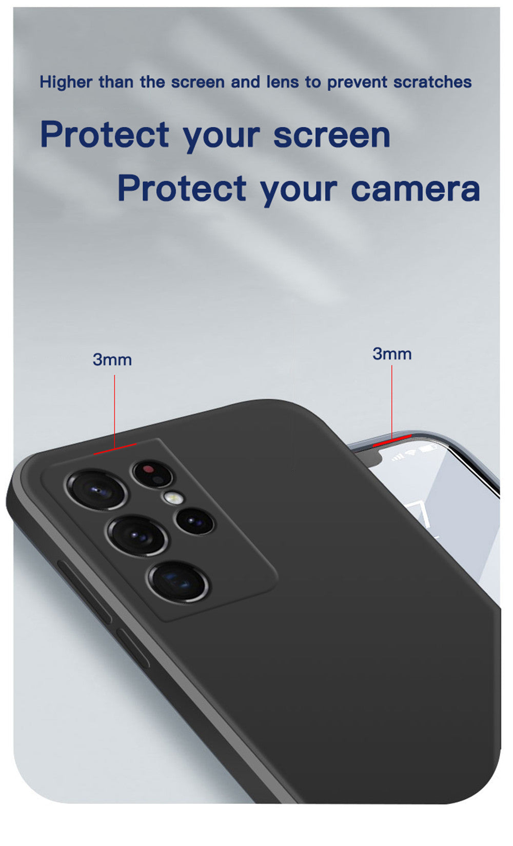 Anymob Xiaomi Phone Case White Square Candy Silicone For Redmi Note 10 10S 9S 9 Pro Max 8 7 Pro 9T Mi 11 Lite POCO X3 M3 F3 Slim Soft Cover-Mobile Phone Cases-PEROZ Accessories