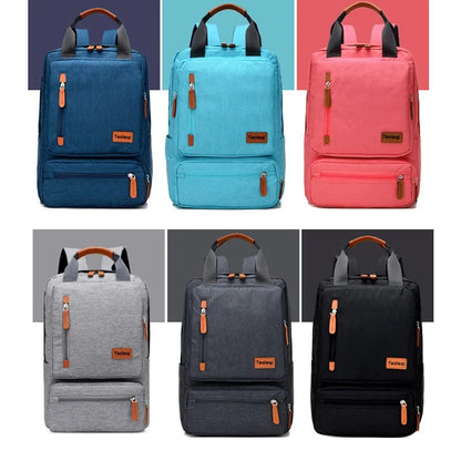Anypack Backpack Light Blue Computer Backpack Light 15 inch Laptop Bag 2023 Waterproof Oxford Cloth Anti-theft Travel Backpack-Backpacks-PEROZ Accessories